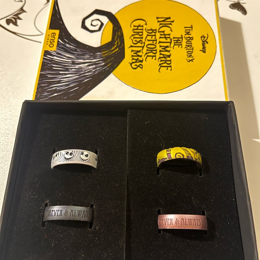Disney The Nightmare Before Christmas Ring Set